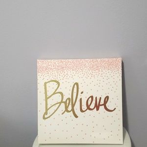 Believe wall Decor